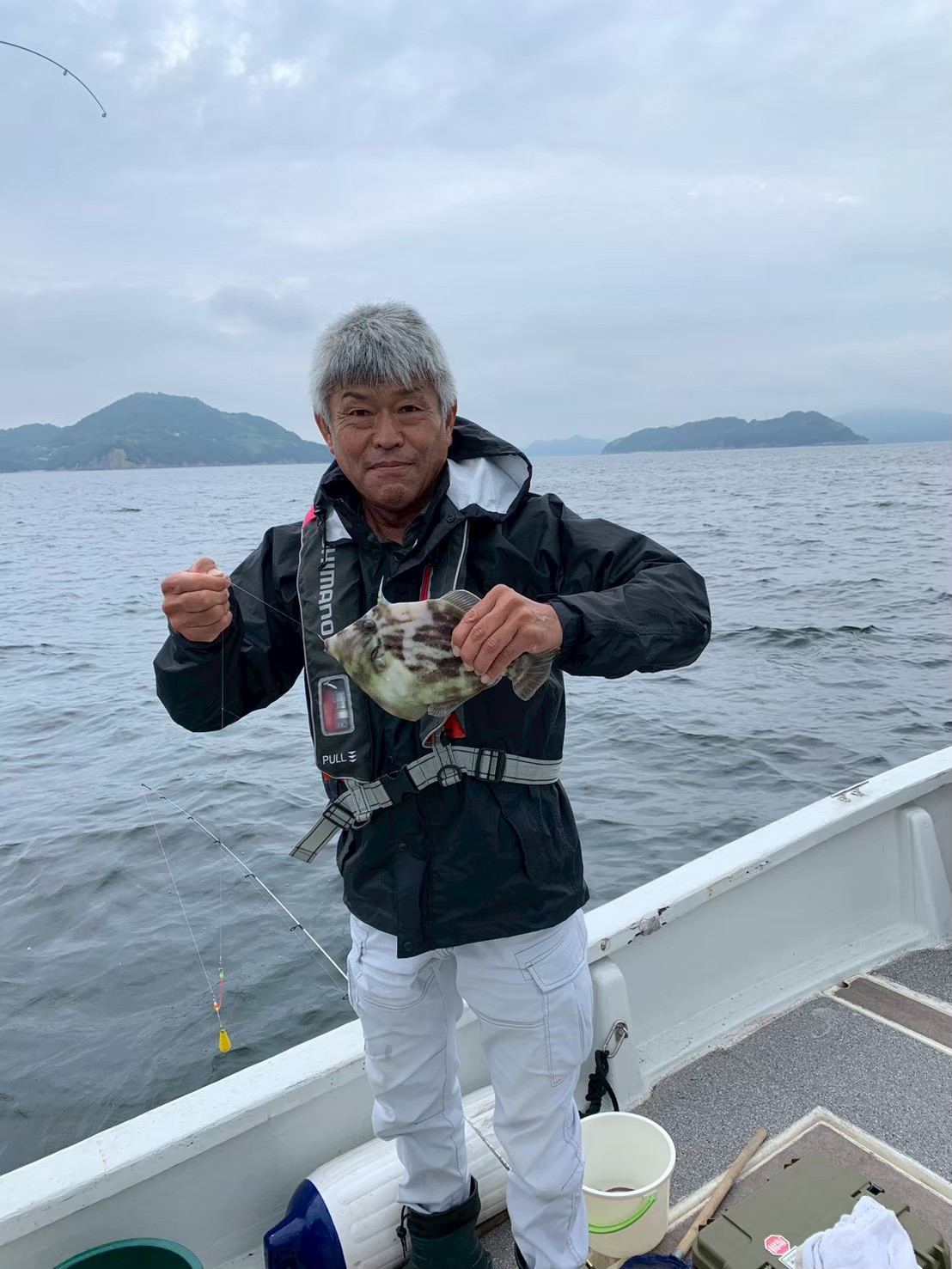 カサゴを釣り上げたお客様
